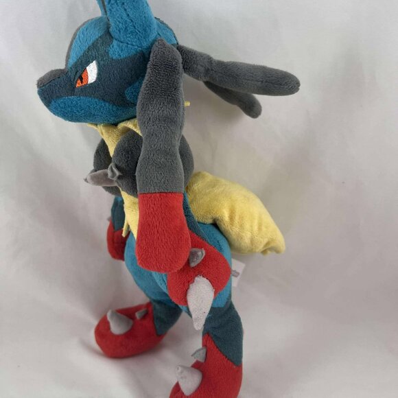 Mega Lucario Pokemon Center 2014 Plush 11" Toy Doll Authentic - Picture 4 of 5